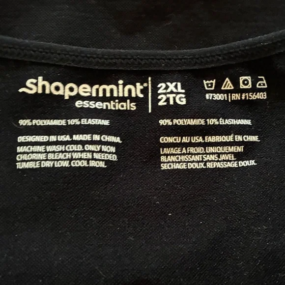 Cami - “Shapermint” Open Bust Shaper CamiSz 2X